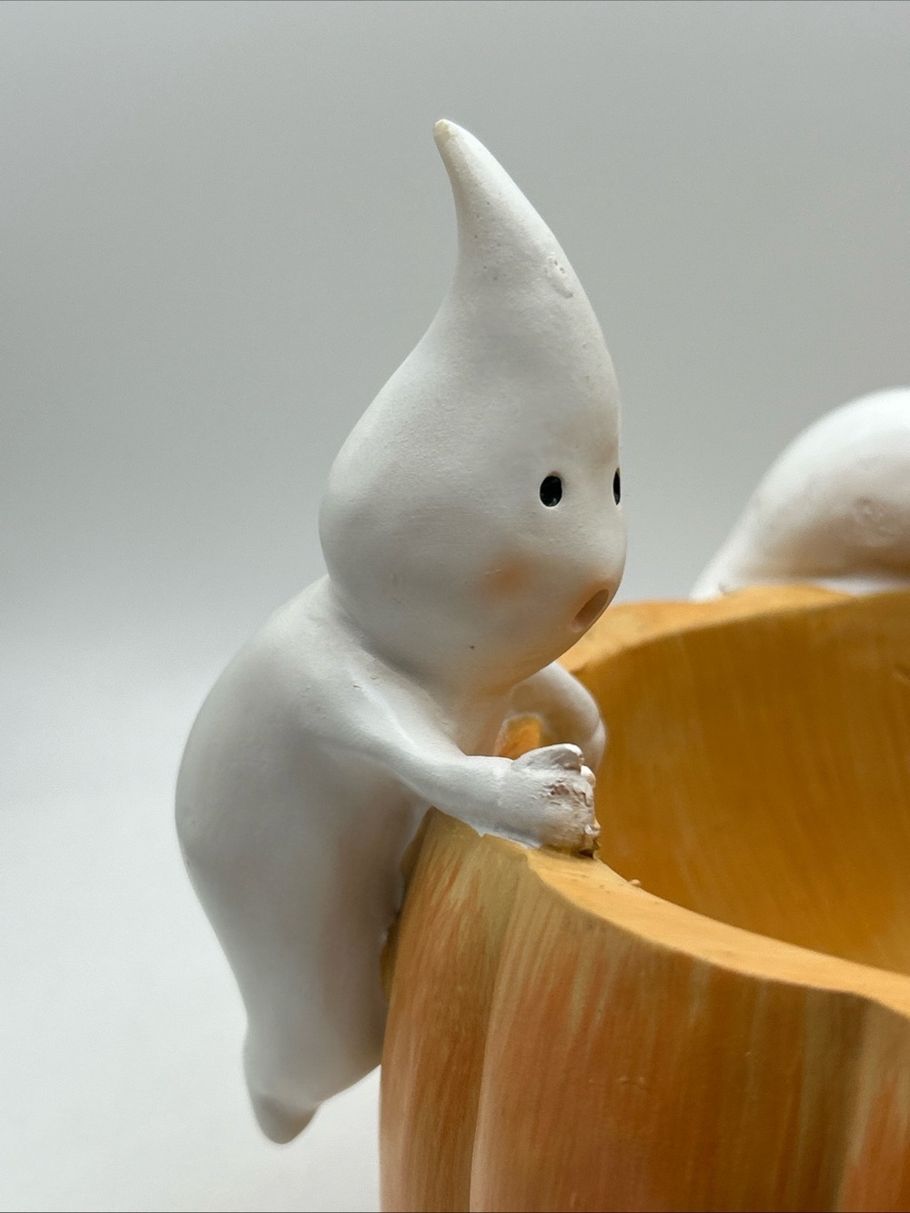 Toil and Trouble Halloween Jack O Lantern Pumpkin Candy Bowl Ghost Trio 8”x10” - Picture 4 of 13